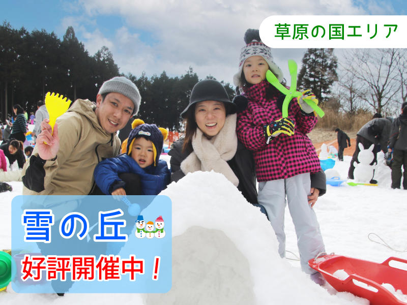 雪の丘好評開催中